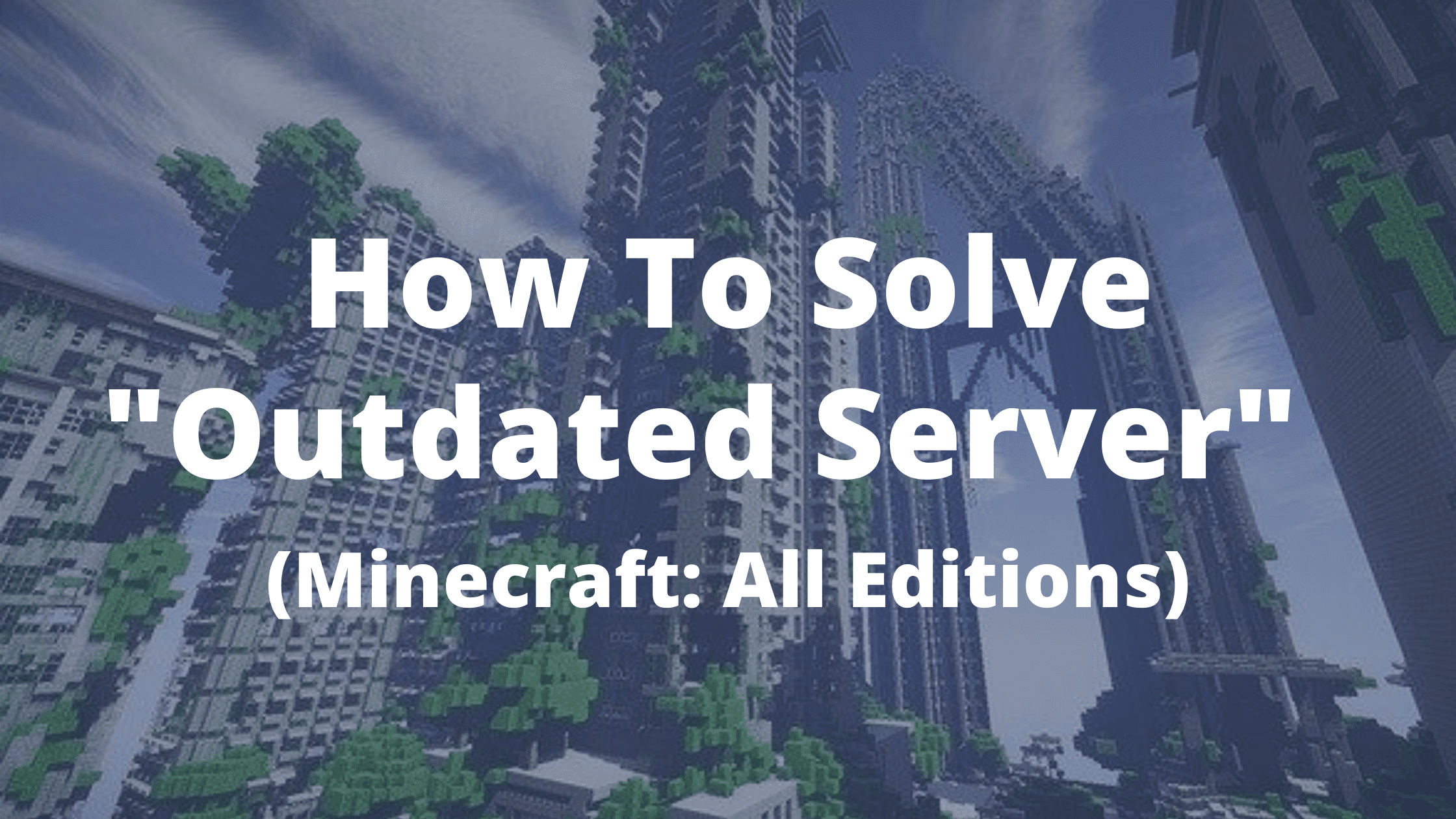 Minecraft Outdated Server