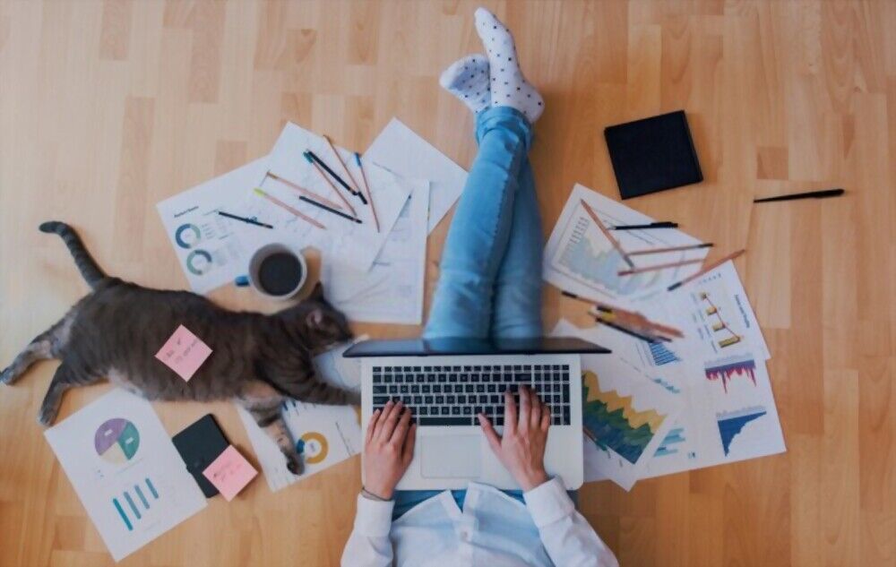 comfortable working space